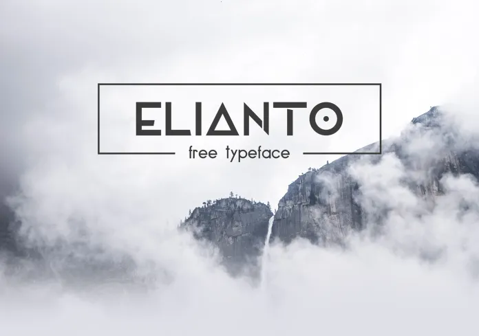 Elianto-创意几何无衬线-英文字体下载