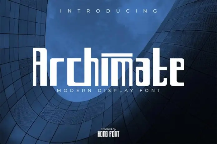 Archimate-极简主义-冰火风格英文字体下载