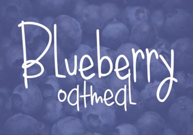 Blueberry-蓝莓手写体-英文字体下载